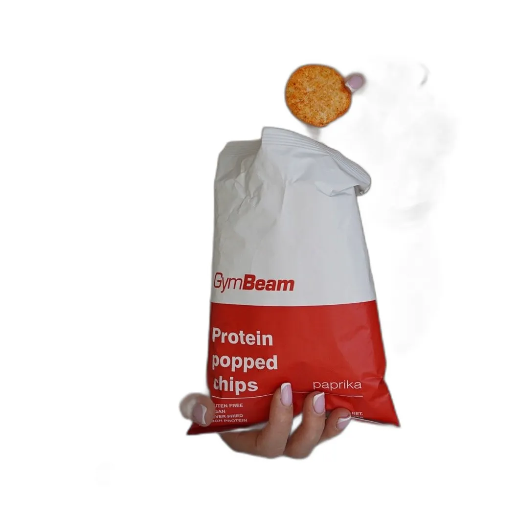 chipsy proteinowe bez glutenu – wysokobiałkowe przekąski z papryką, 40 g — zdjęcie 2