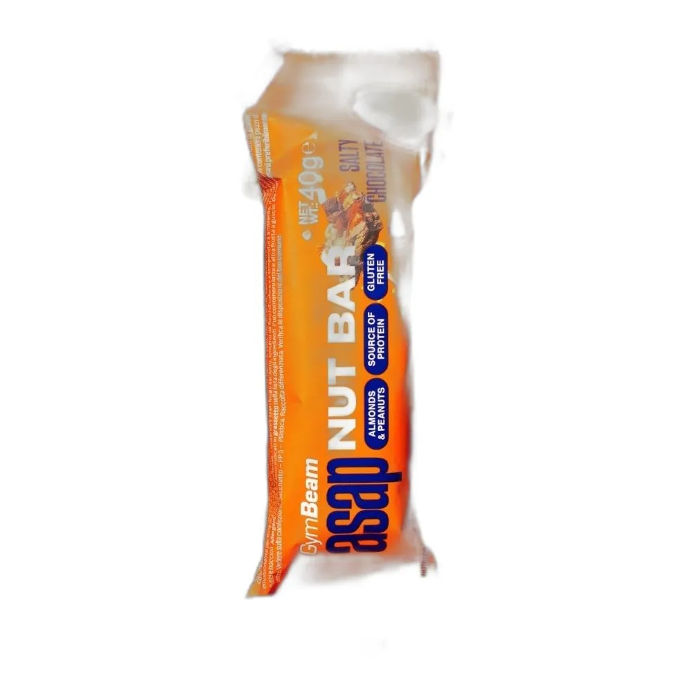 białkowy batonik 8g białka, bezglutenowy, bez GMO, smak słonej czekolady — zdjęcie 2