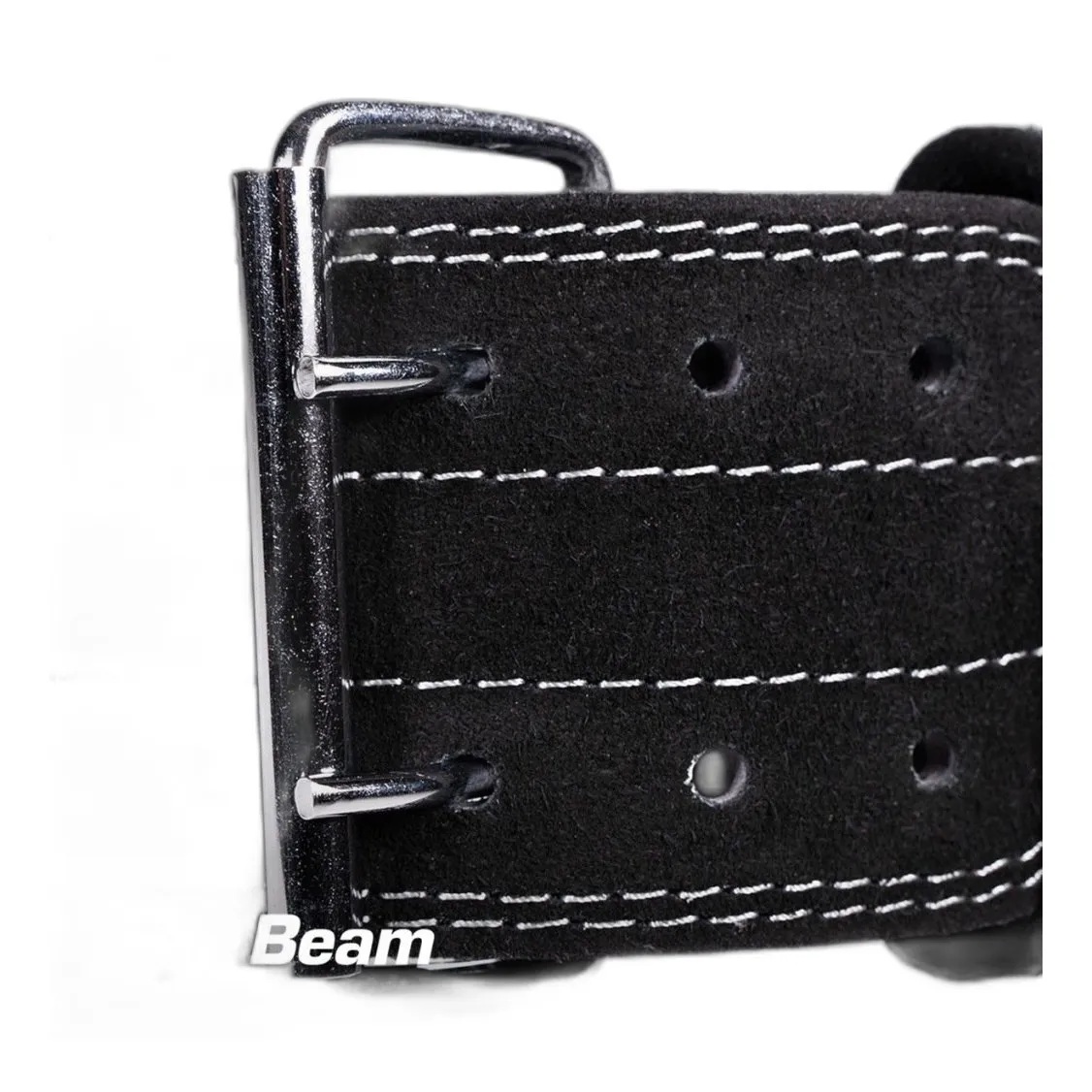 Pasek kulturystyczny z naturalnej skóry — zdjęcie 3